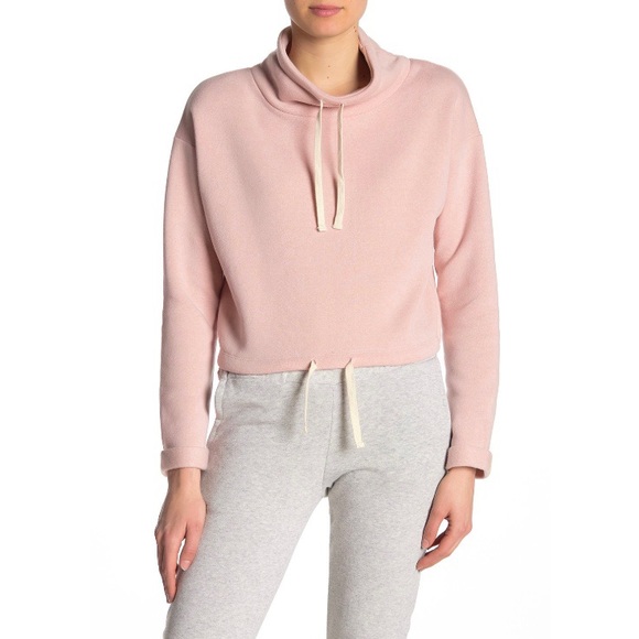 Alternative Sweaters - NWOT Alternative rose soft Funnel Neck Pullover s